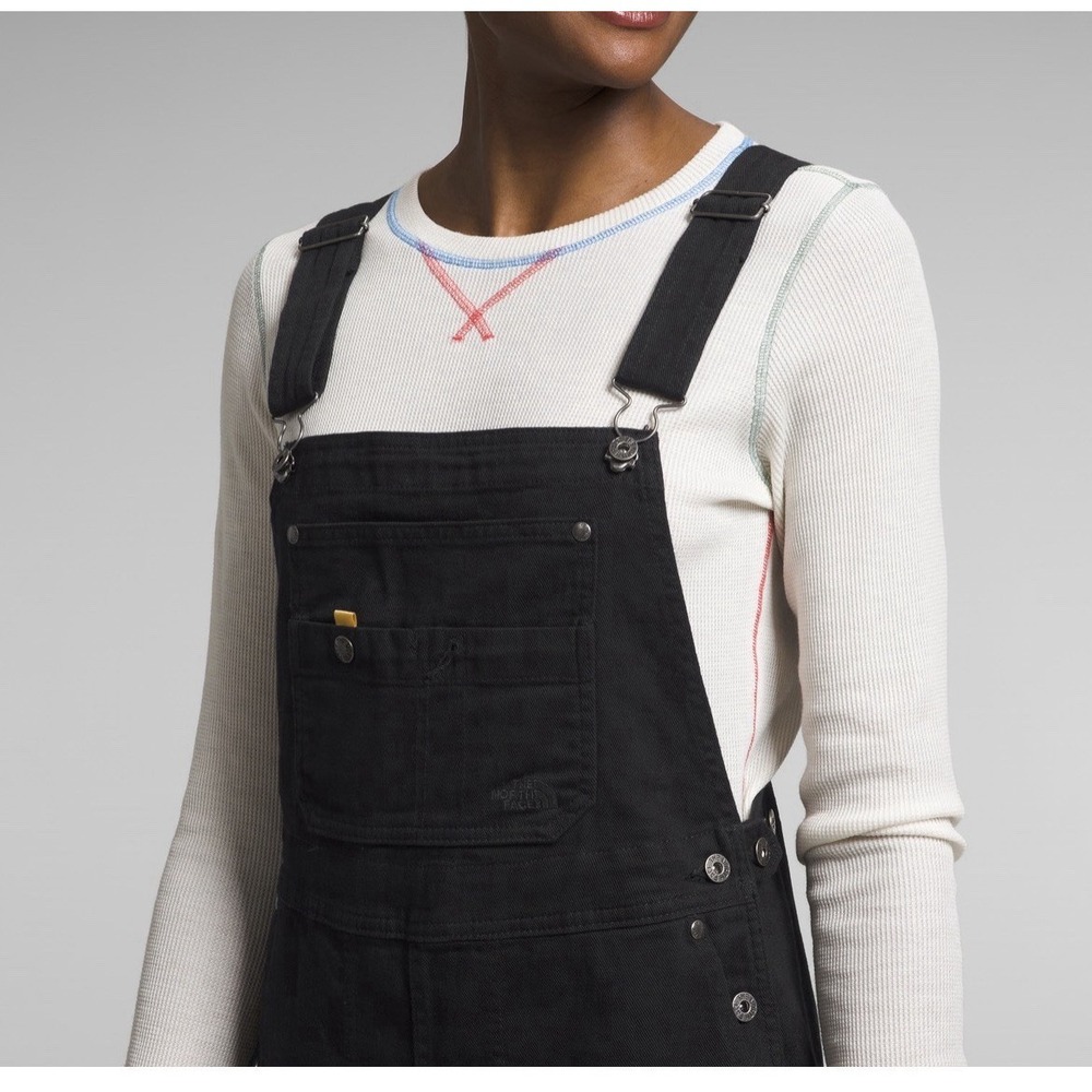 The North Face Field Overalls Womens Medium TNF Black Summit Navy Relaxed Fit - Picture 3 of 13